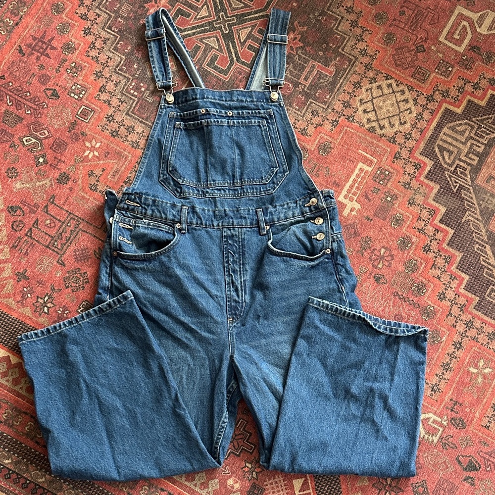 We the Free Deep Trance Boyfriend Overalls